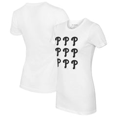Philadelphia Phillies Tiny Turnip Women's Logo Grid T-Shirt Online