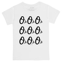 Baltimore Orioles Tiny Turnip Youth Logo Grid T-Shirt for sale