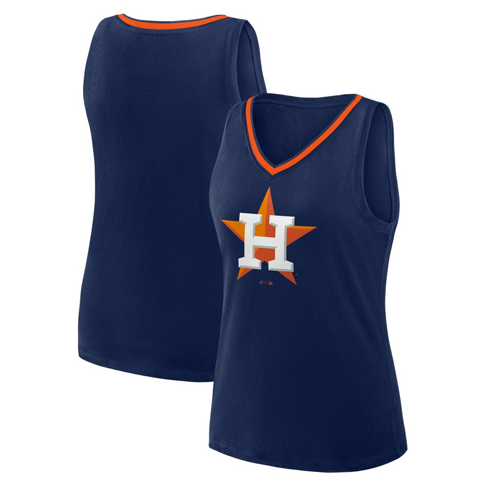 Houston Astros Women's Plus Sized Stellar Win V-Neck Tank Top Near Me