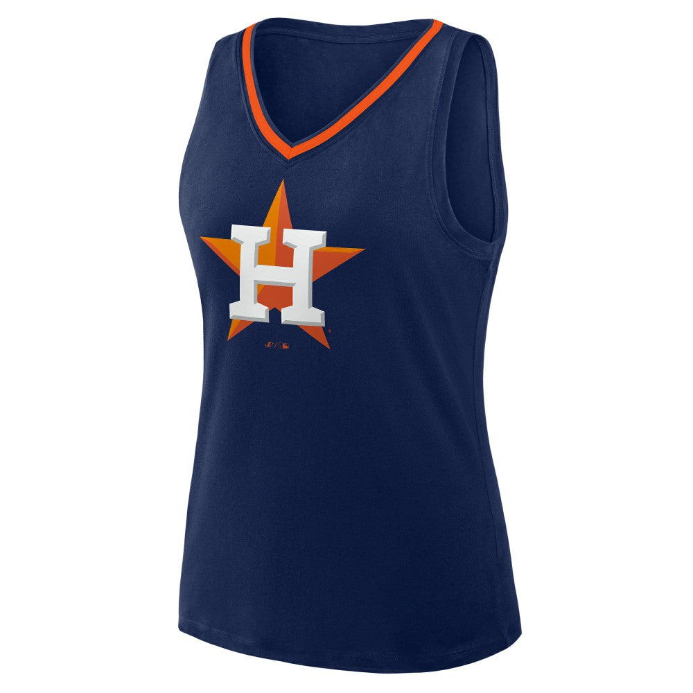 Houston Astros Women's Plus Sized Stellar Win V-Neck Tank Top Near Me