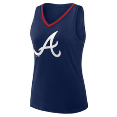 Atlanta Braves Women's Plus Sized Stellar Win V-Neck Tank Top Online
