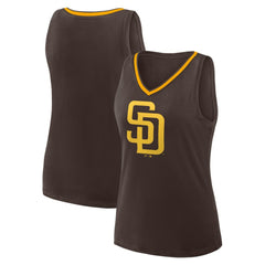 San Diego Padres Women's Plus Sized Stellar Win V-Neck Tank Top Online