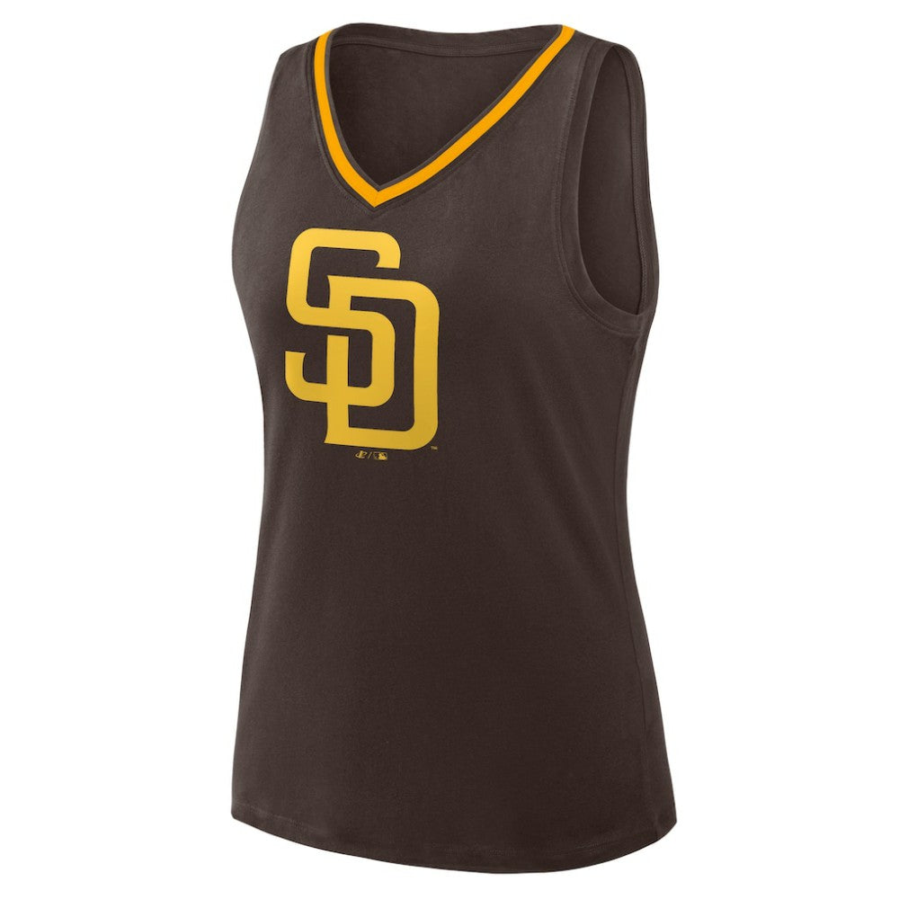 San Diego Padres Women's Plus Sized Stellar Win V-Neck Tank Top Online
