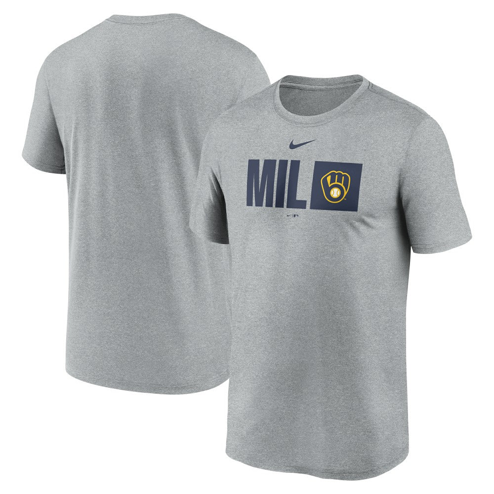 Milwaukee Brewers Nike Tricode Legend Performance T-Shirt Near Me