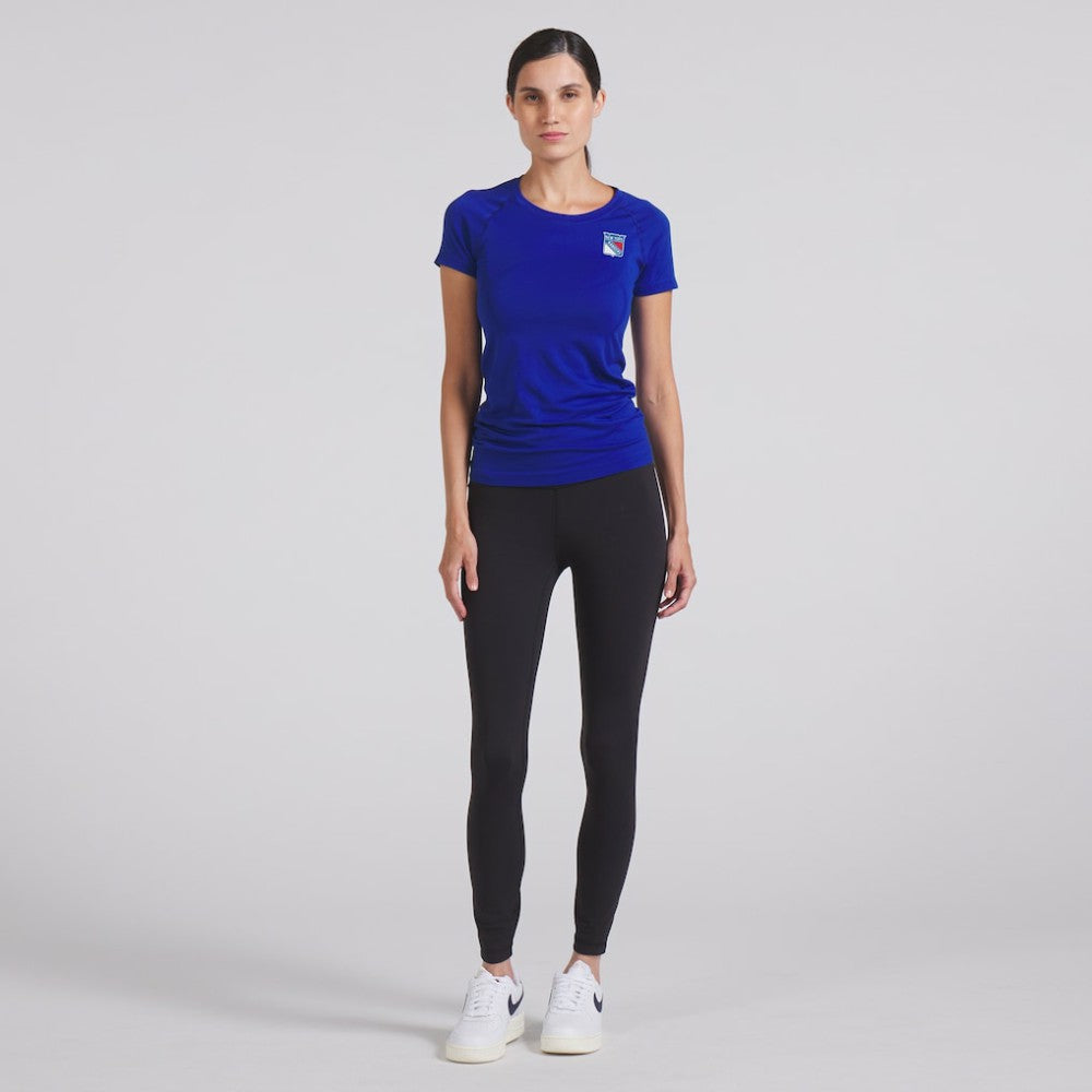New York Rangers lululemon Women's Swiftly Tech Short-Sleeve Shirt 2.0 - College Cobalt | NHL Lifestyle