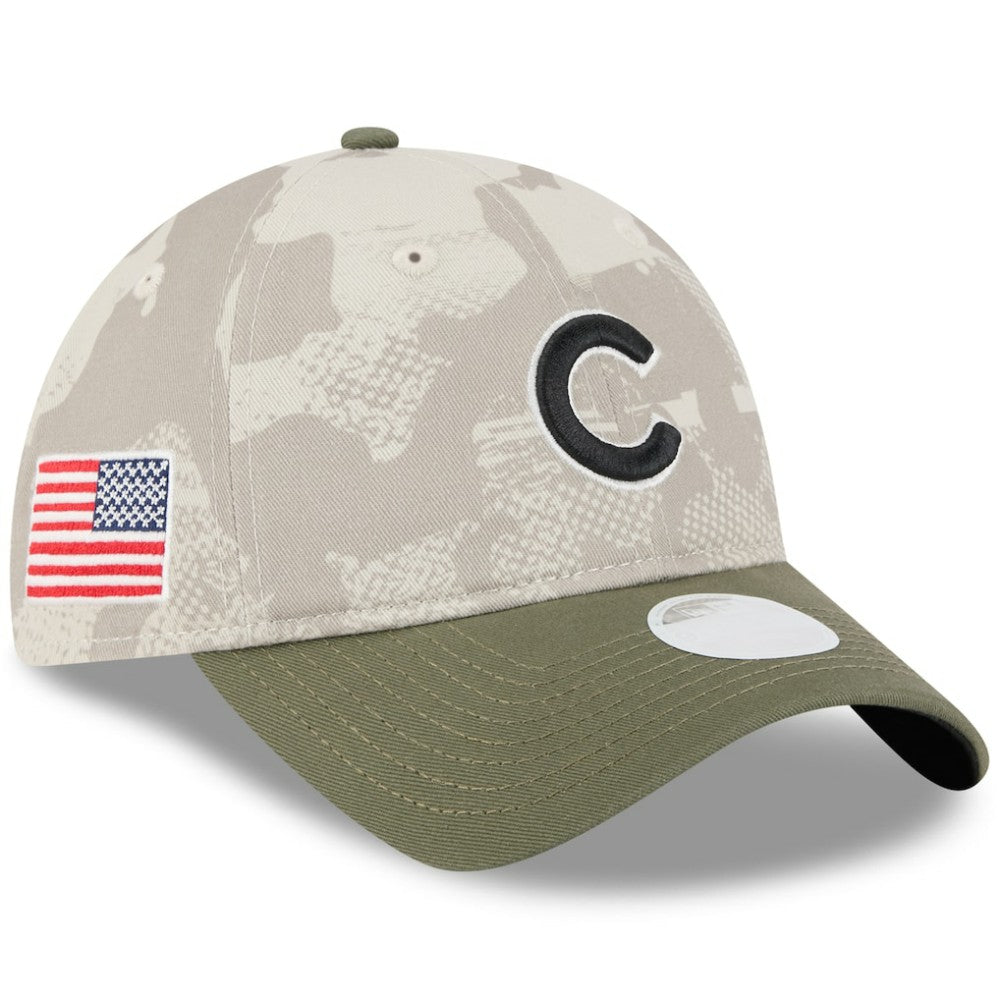Chicago Cubs New Era Women's 2025 Armed Forces Day 9TWENTY Adjustable Hat Outlet