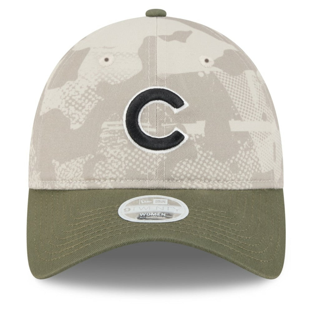 Chicago Cubs New Era Women's 2025 Armed Forces Day 9TWENTY Adjustable Hat Outlet