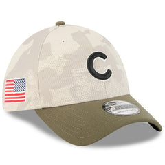 Chicago Cubs New Era 2025 Armed Forces Day 39THIRTY Flex Hat for sale