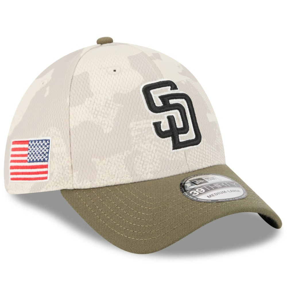 San Diego Padres New Era 2025 Armed Forces Day 39THIRTY Flex Hat Outlet