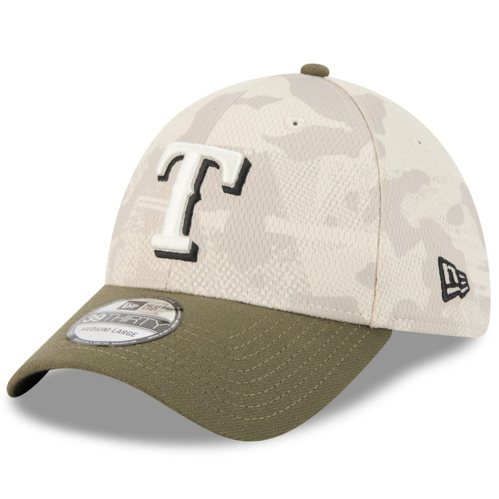 Texas Rangers New Era 2025 Armed Forces Day 39THIRTY Flex Hat Sale