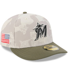 Miami Marlins New Era 2025 Armed Forces Day 59FIFTY Fitted Hat Near Me
