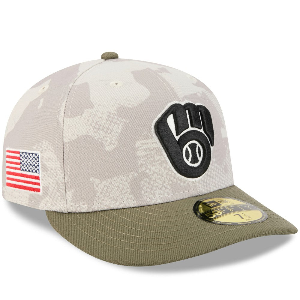 Milwaukee Brewers New Era 2025 Armed Forces Day 59FIFTY Fitted Hat Online