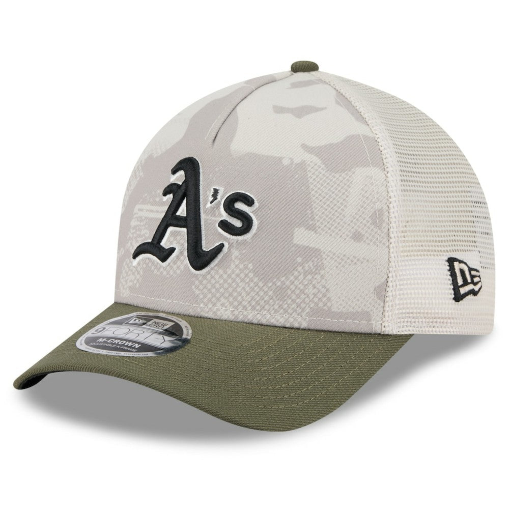 Athletics New Era 2025 Armed Forces Day 9FORTY M-Crown A-Frame Adjustable Hat Sale