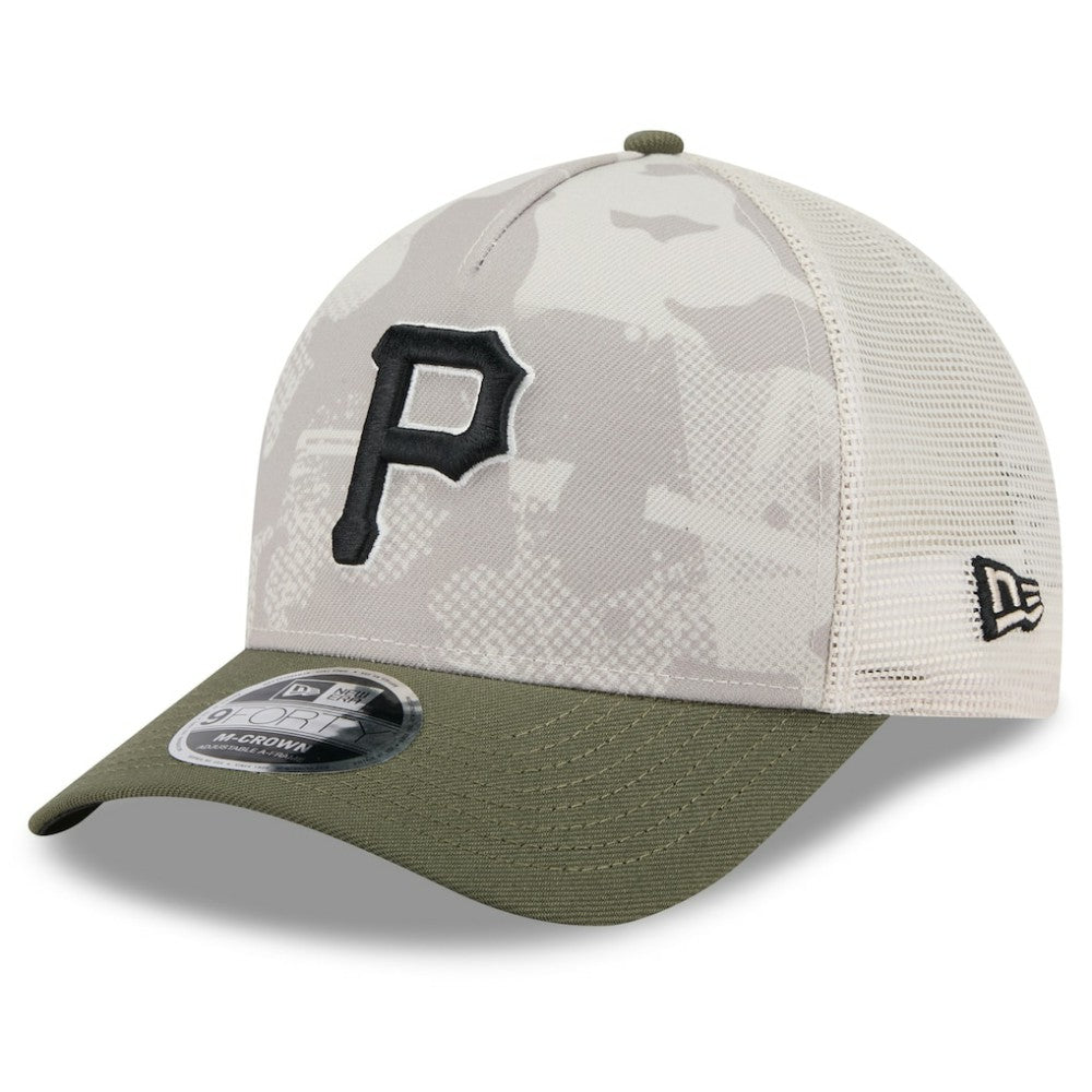 Pittsburgh Pirates New Era 2025 Armed Forces Day 9FORTY M-Crown A-Frame Adjustable Hat Sale