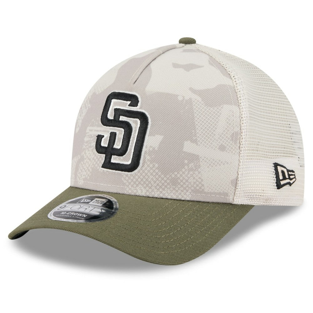 San Diego Padres New Era 2025 Armed Forces Day 9FORTY M-Crown A-Frame Adjustable Hat Sale