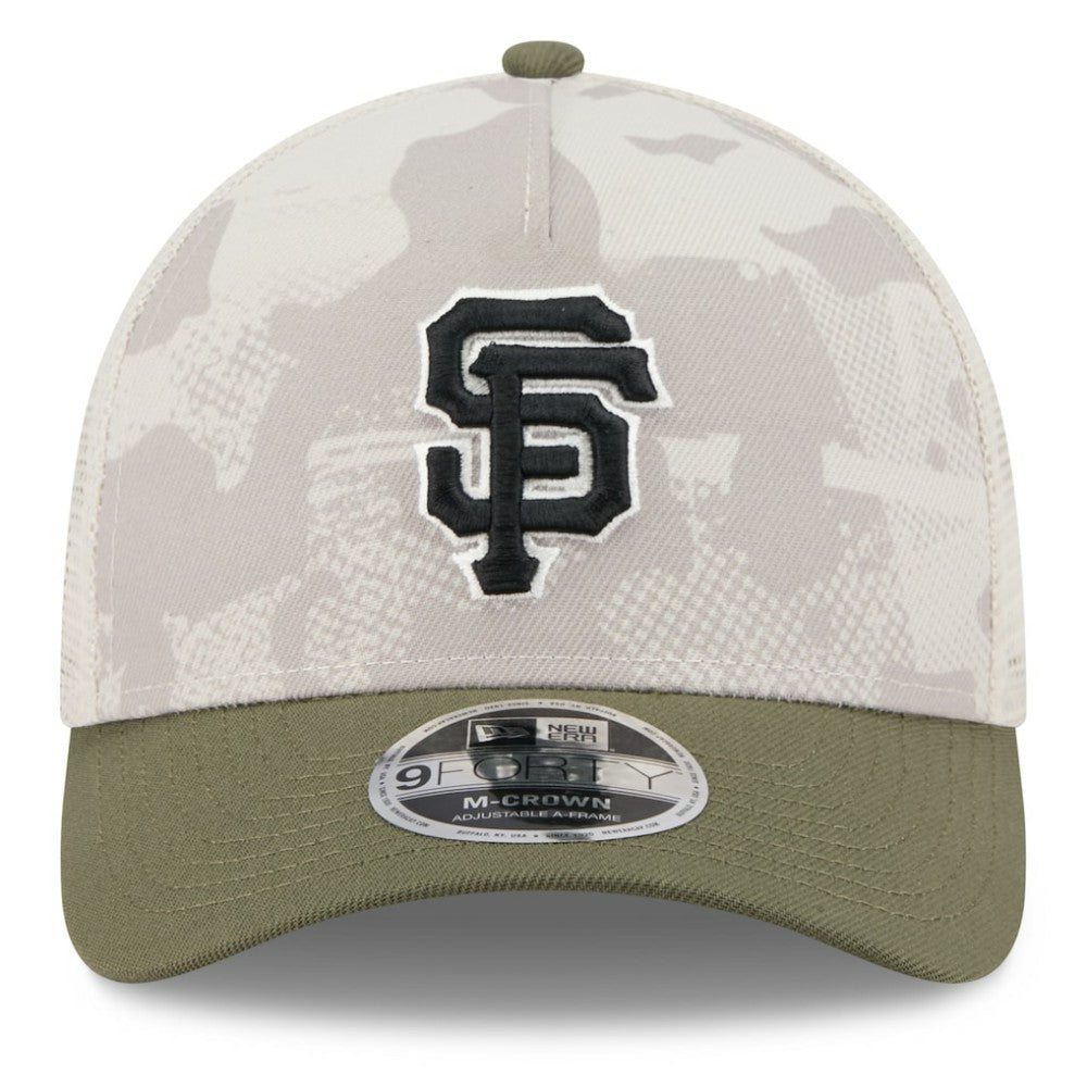 San Francisco Giants New Era 2025 Armed Forces Day 9FORTY M-Crown A-Frame Adjustable Hat Outlet