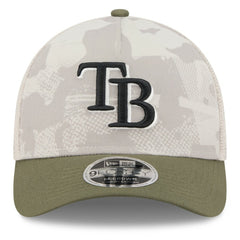 Tampa Bay Rays New Era 2025 Armed Forces Day 9FORTY M-Crown A-Frame Adjustable Hat Near Me