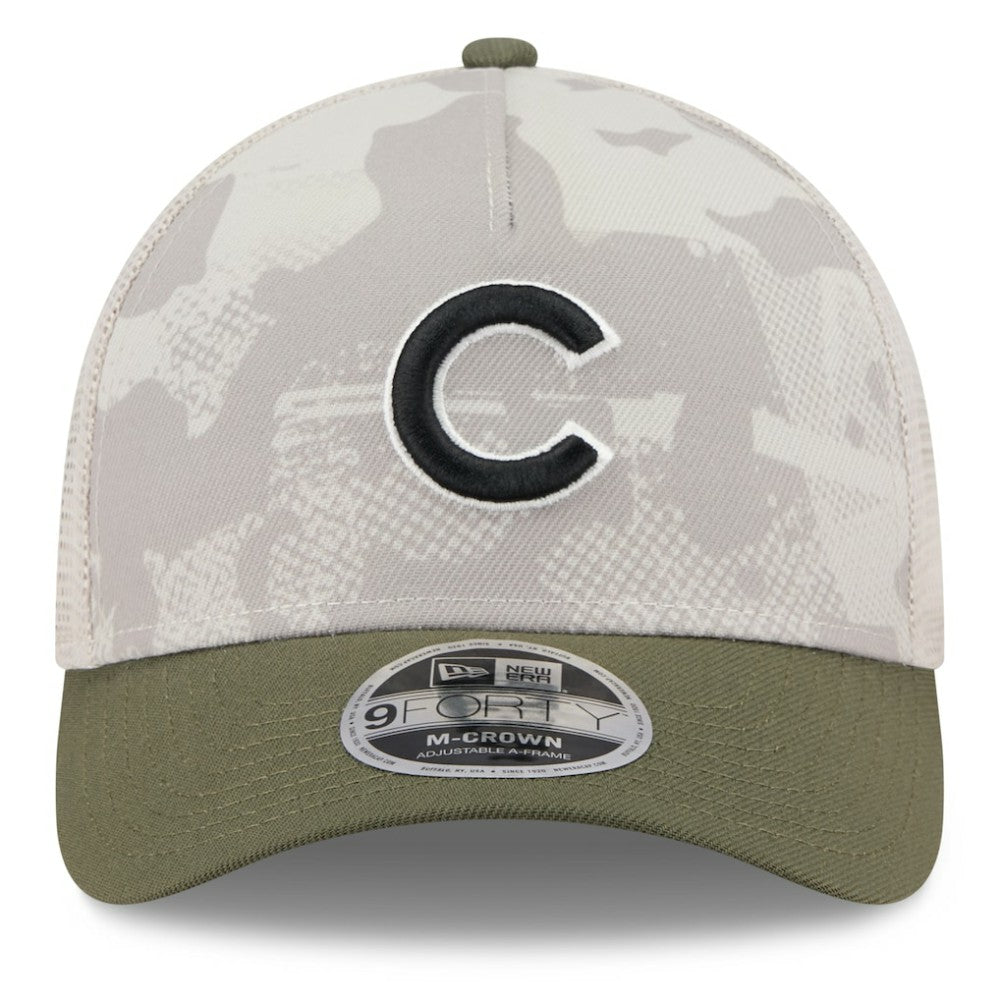 Chicago Cubs New Era 2025 Armed Forces Day 9FORTY M-Crown A-Frame Adjustable Hat Discount