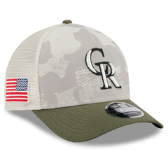 Colorado Rockies New Era 2025 Armed Forces Day 9FORTY M-Crown A-Frame Adjustable Hat Discount