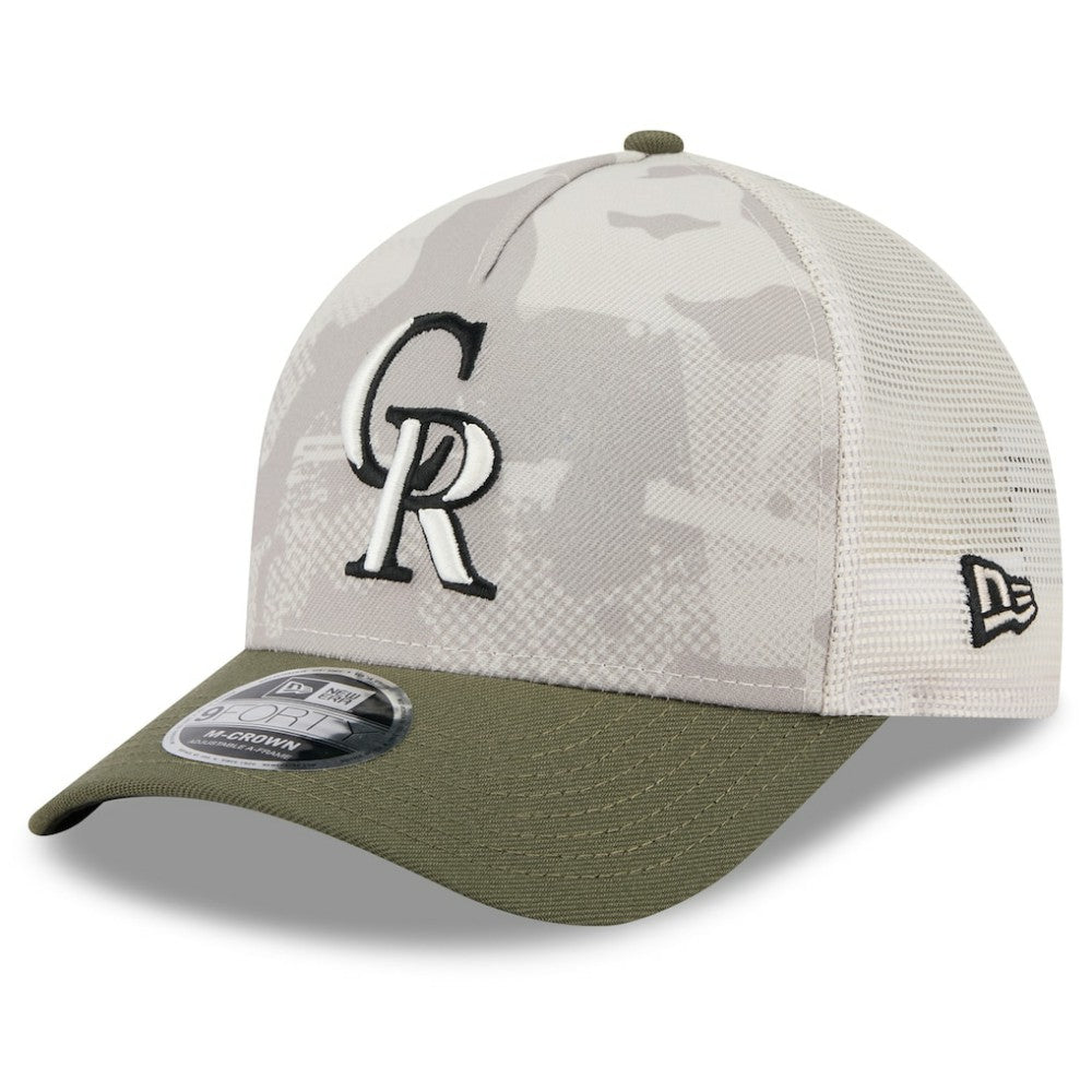 Colorado Rockies New Era 2025 Armed Forces Day 9FORTY M-Crown A-Frame Adjustable Hat Discount