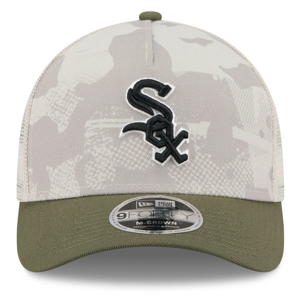 Chicago White Sox New Era 2025 Armed Forces Day 9FORTY M-Crown A-Frame Adjustable Hat Sale