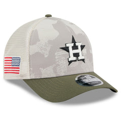 Houston Astros New Era 2025 Armed Forces Day 9FORTY M-Crown A-Frame Adjustable Hat Sale