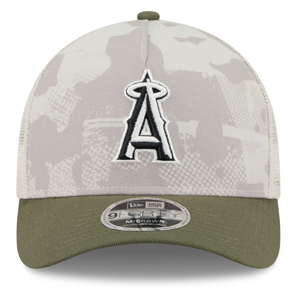 Los Angeles Angels New Era 2025 Armed Forces Day 9FORTY M-Crown A-Frame Adjustable Hat Near Me