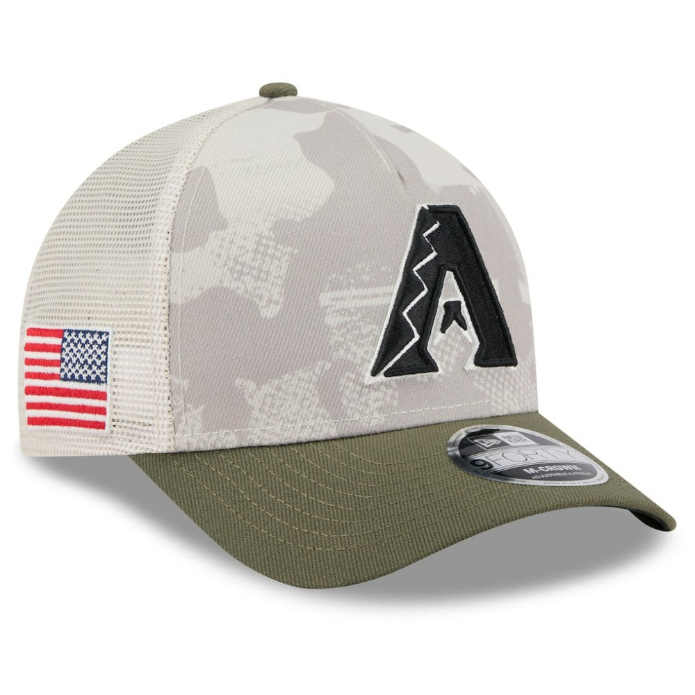 Arizona Diamondbacks New Era 2025 Armed Forces Day 9FORTY M-Crown A-Frame Adjustable Hat Online
