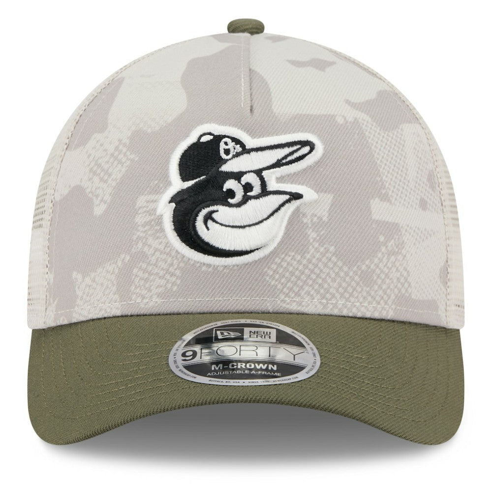 Baltimore Orioles New Era 2025 Armed Forces Day 9FORTY M-Crown A-Frame Adjustable Hat Discount