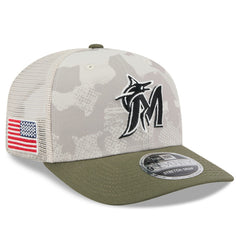 Miami Marlins New Era 2025 Armed Forces Day 9SEVENTY Stretch-Snap Hat Outlet