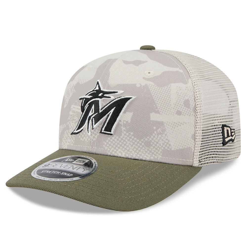 Miami Marlins New Era 2025 Armed Forces Day 9SEVENTY Stretch-Snap Hat Outlet