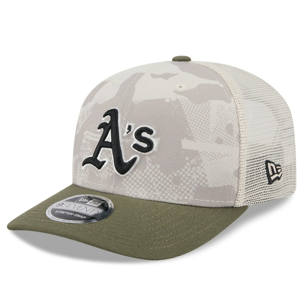 Athletics New Era 2025 Armed Forces Day 9SEVENTY Stretch-Snap Hat Discount