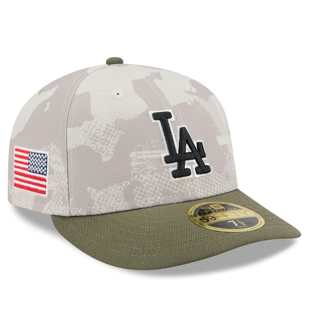 Los Angeles Dodgers New Era 2025 Armed Forces Day Low Profile 59FIFTY Fitted Hat Outlet