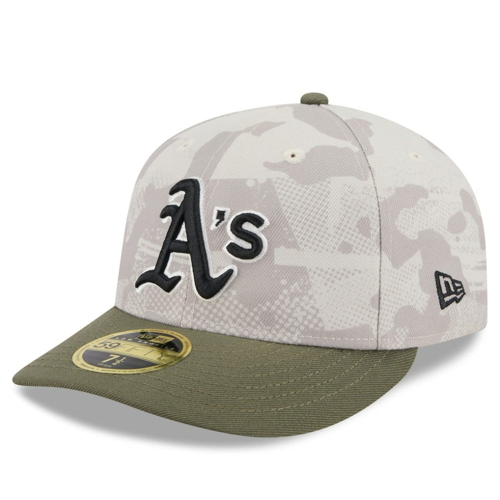 Athletics New Era 2025 Armed Forces Day Low Profile 59FIFTY Fitted Hat Near Me