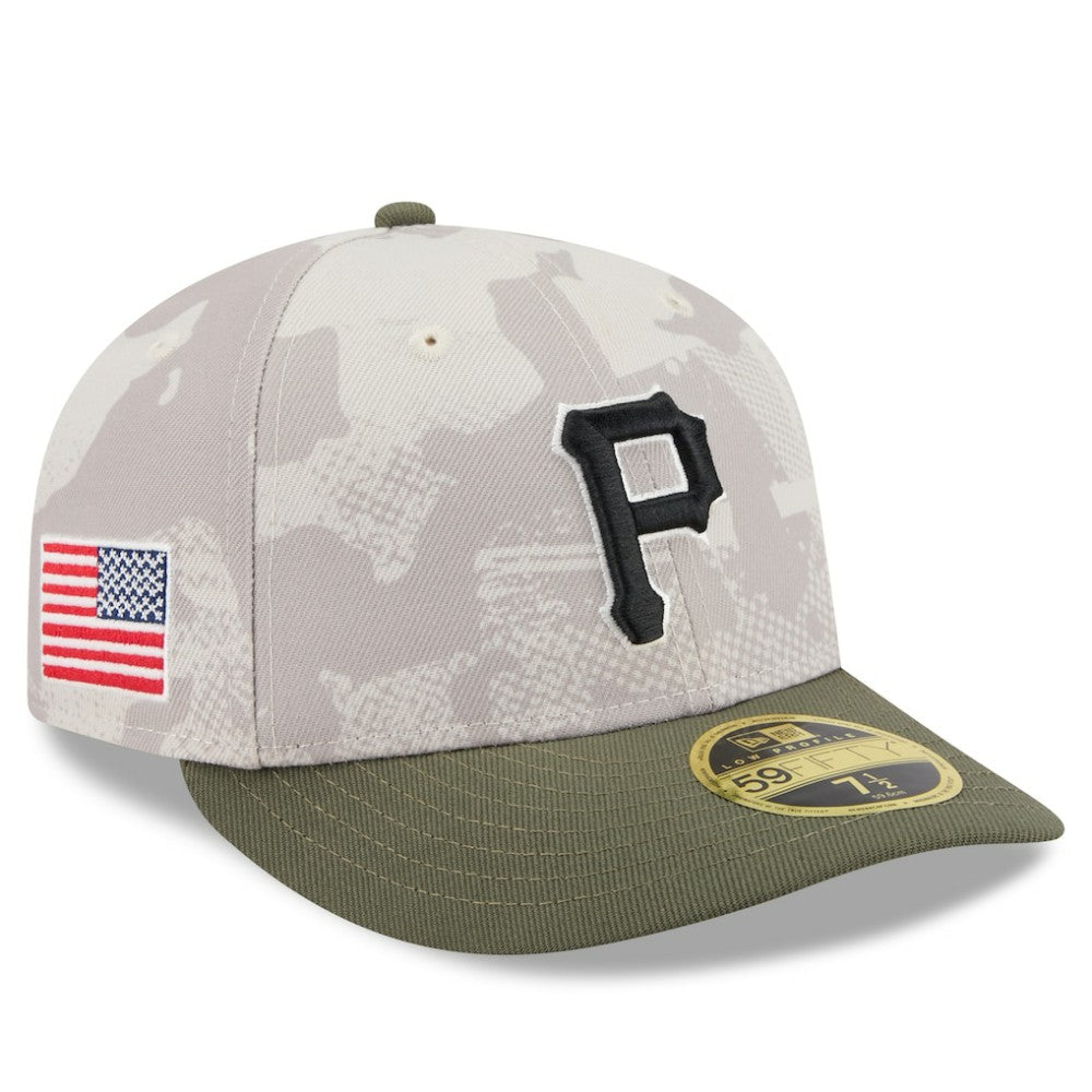 Pittsburgh Pirates New Era 2025 Armed Forces Day Low Profile 59FIFTY Fitted Hat for sale