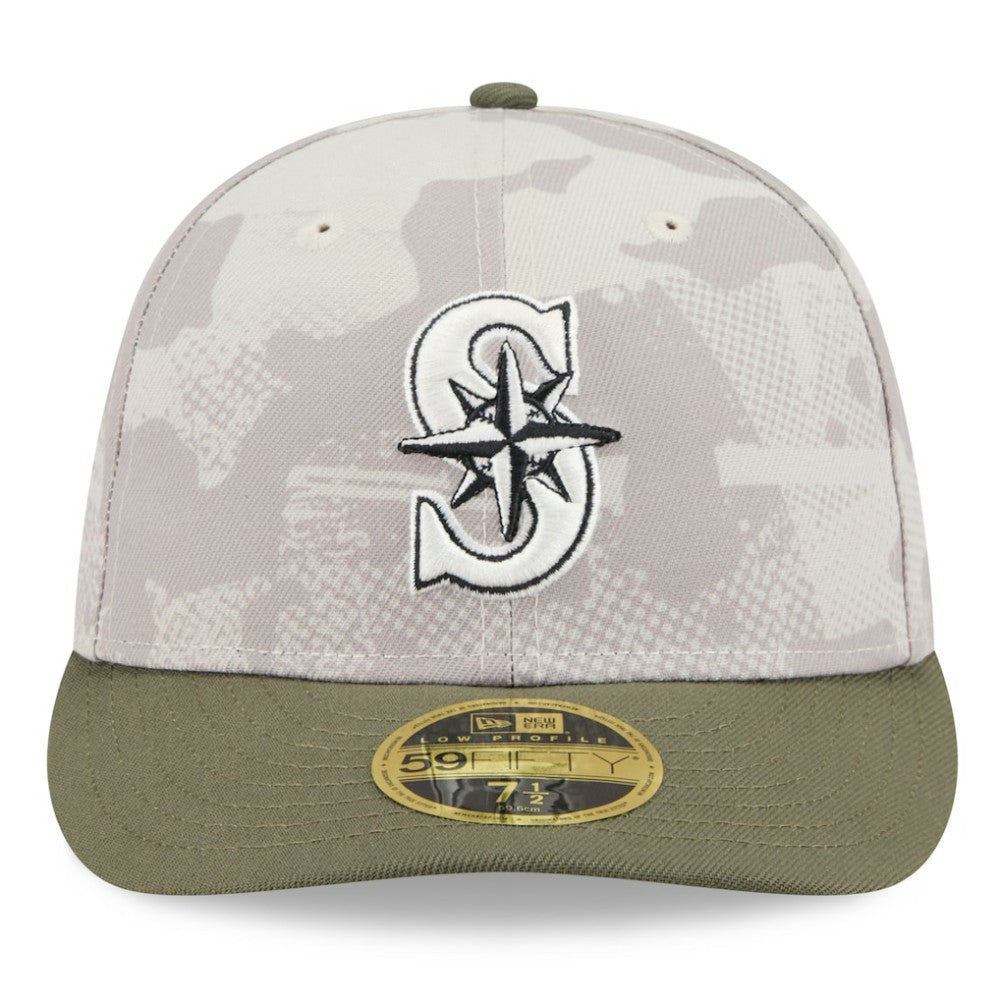 Seattle Mariners New Era 2025 Armed Forces Day Low Profile 59FIFTY Fitted Hat for sale