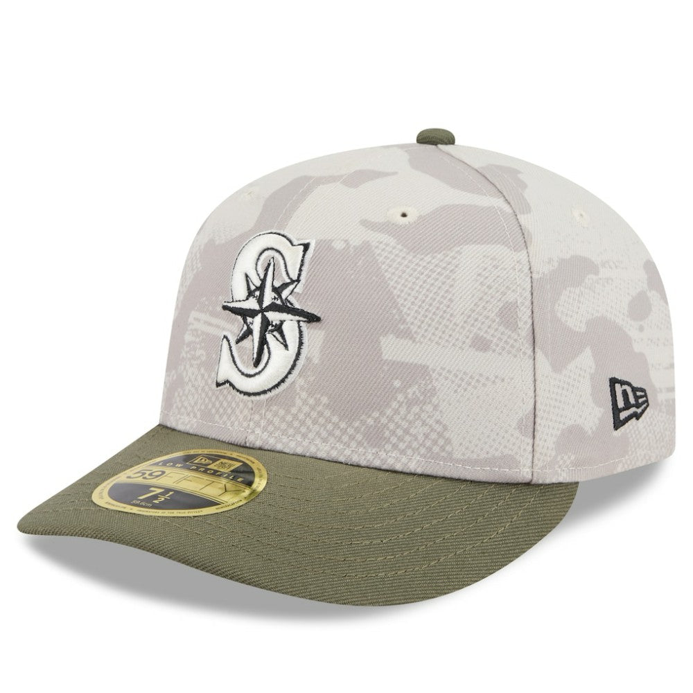 Seattle Mariners New Era 2025 Armed Forces Day Low Profile 59FIFTY Fitted Hat for sale