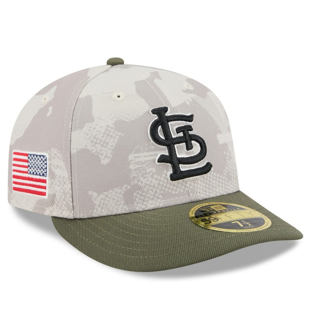 St. Louis Cardinals New Era 2025 Armed Forces Day Low Profile 59FIFTY Fitted Hat Outlet