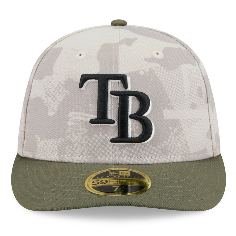 Tampa Bay Rays New Era 2025 Armed Forces Day Low Profile 59FIFTY Fitted Hat Near Me