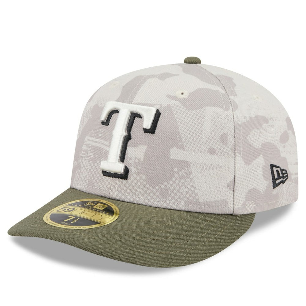 Texas Rangers New Era 2025 Armed Forces Day Low Profile 59FIFTY Fitted Hat Sale