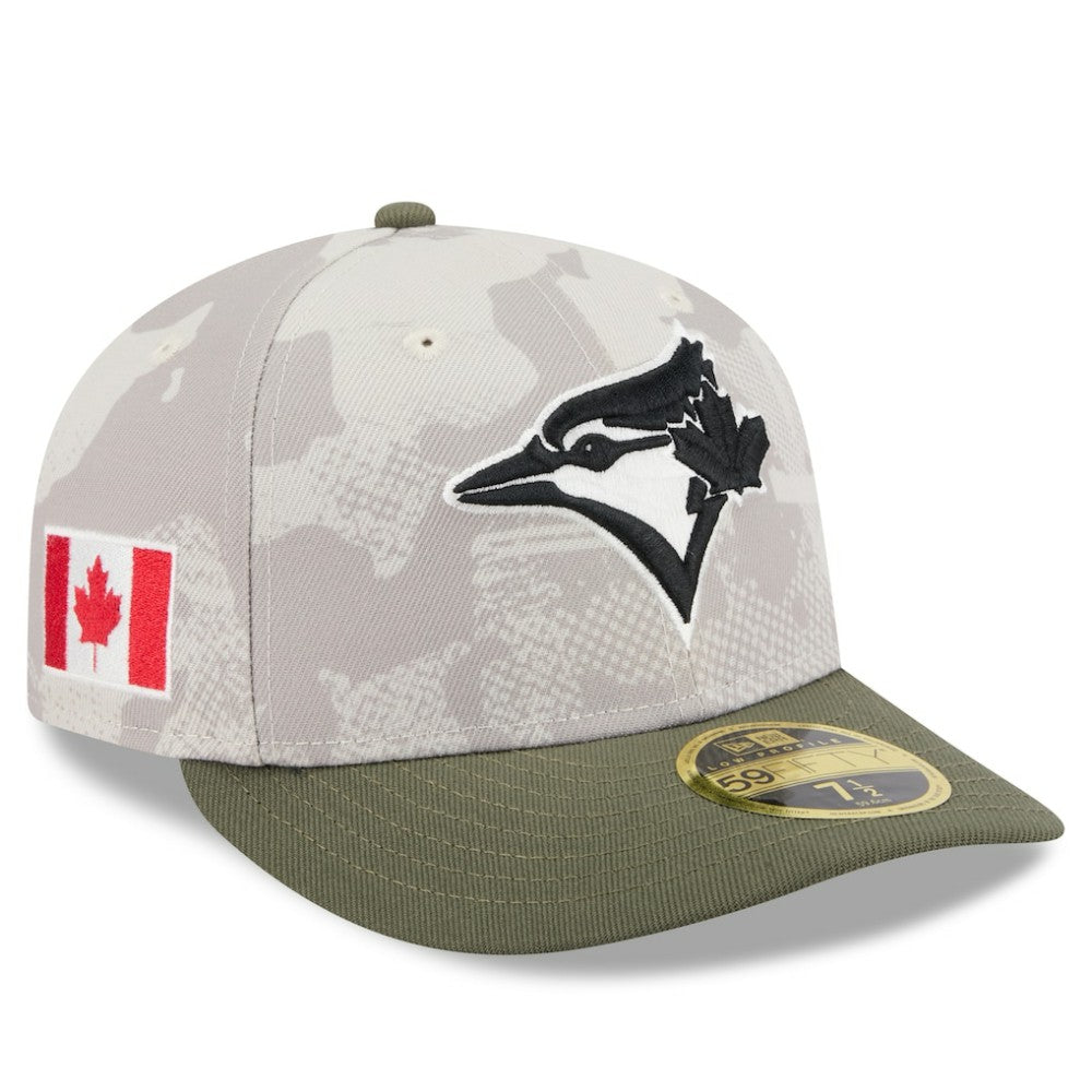 Toronto Blue Jays New Era 2025 Armed Forces Day Low Profile 59FIFTY Fitted Hat for sale