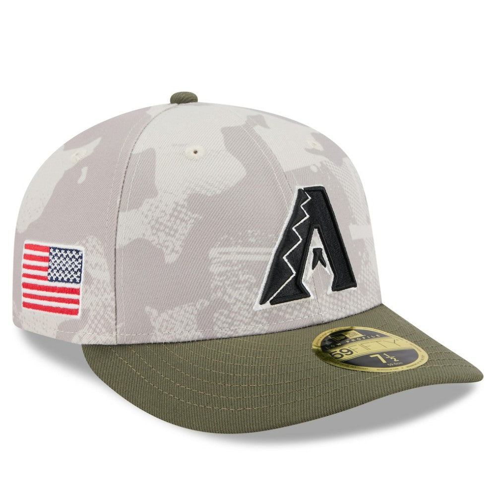Arizona Diamondbacks New Era 2025 Armed Forces Day Low Profile 59FIFTY Fitted Hat Sale