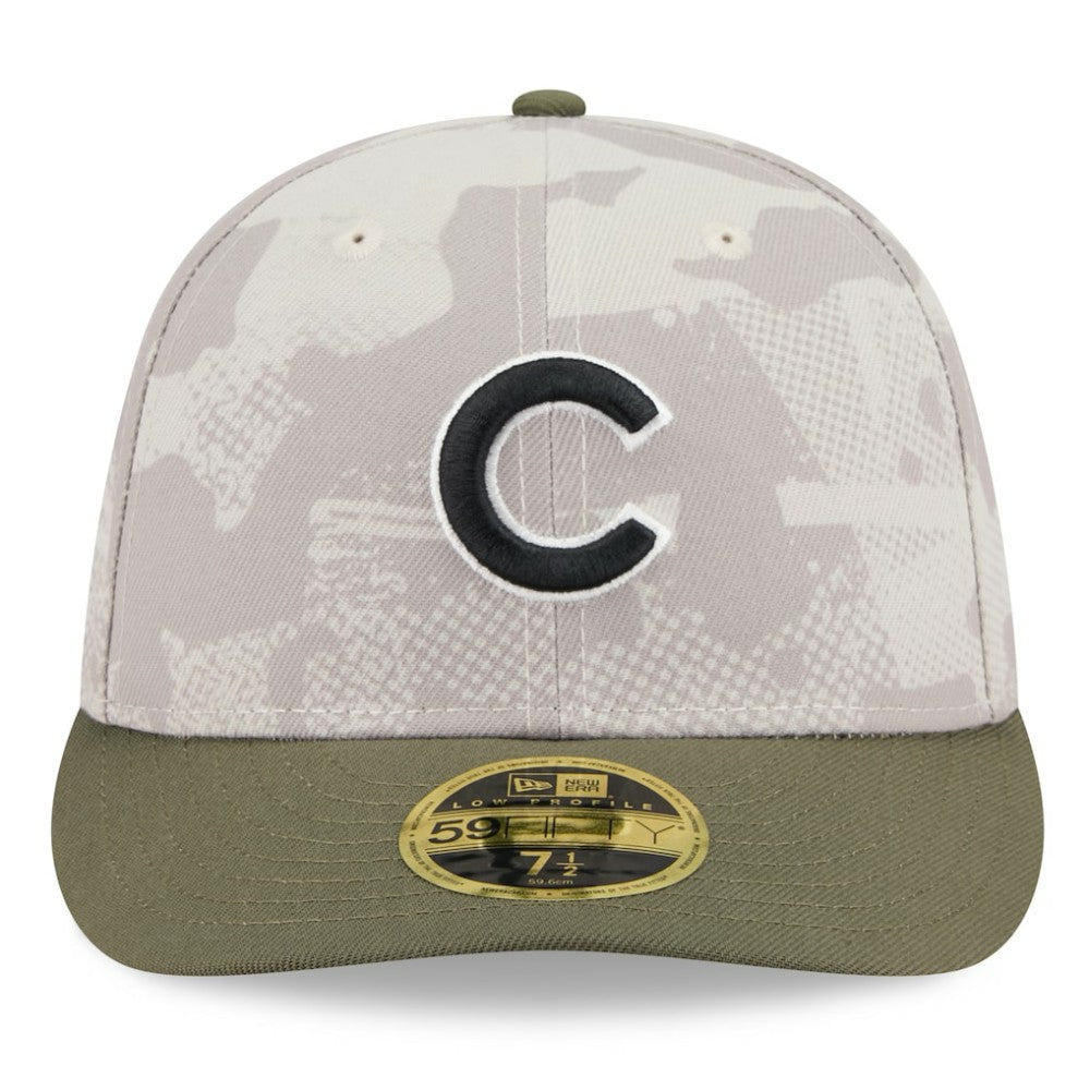 Chicago Cubs New Era 2025 Armed Forces Day Low Profile 59FIFTY Fitted Hat Near Me
