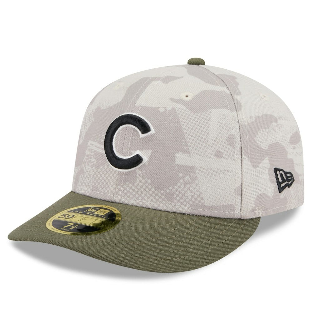 Chicago Cubs New Era 2025 Armed Forces Day Low Profile 59FIFTY Fitted Hat Near Me