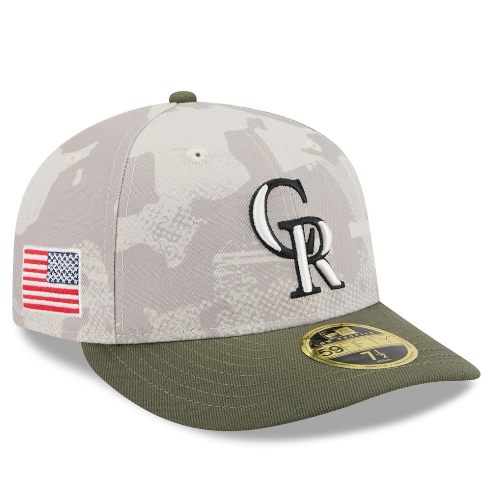 Colorado Rockies New Era 2025 Armed Forces Day Low Profile 59FIFTY Fitted Hat Online