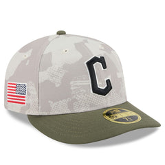 Cleveland Guardians New Era 2025 Armed Forces Day Low Profile 59FIFTY Fitted Hat for sale