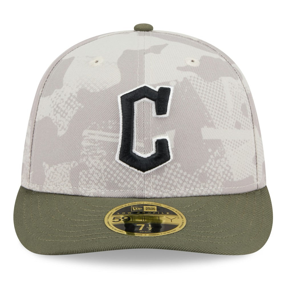 Cleveland Guardians New Era 2025 Armed Forces Day Low Profile 59FIFTY Fitted Hat for sale