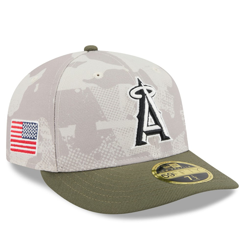 Los Angeles Angels New Era 2025 Armed Forces Day Low Profile 59FIFTY Fitted Hat for sale