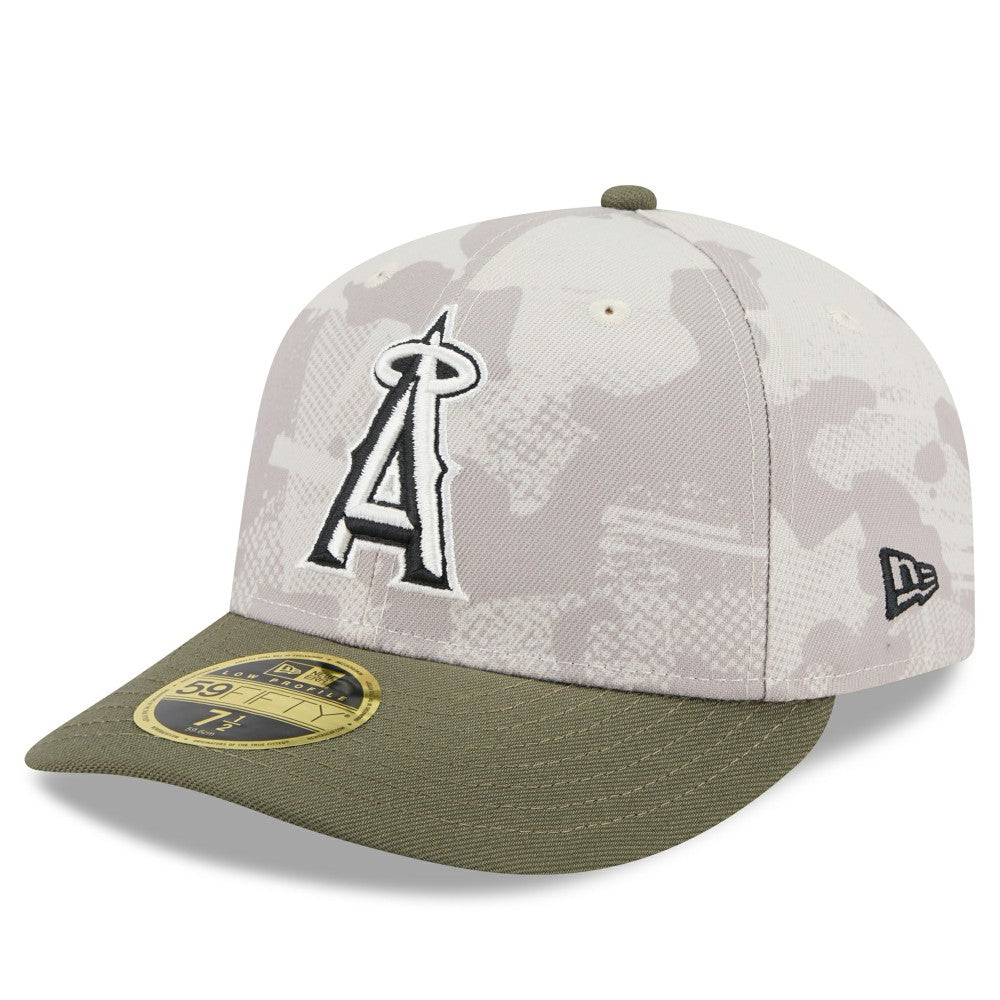 Los Angeles Angels New Era 2025 Armed Forces Day Low Profile 59FIFTY Fitted Hat for sale