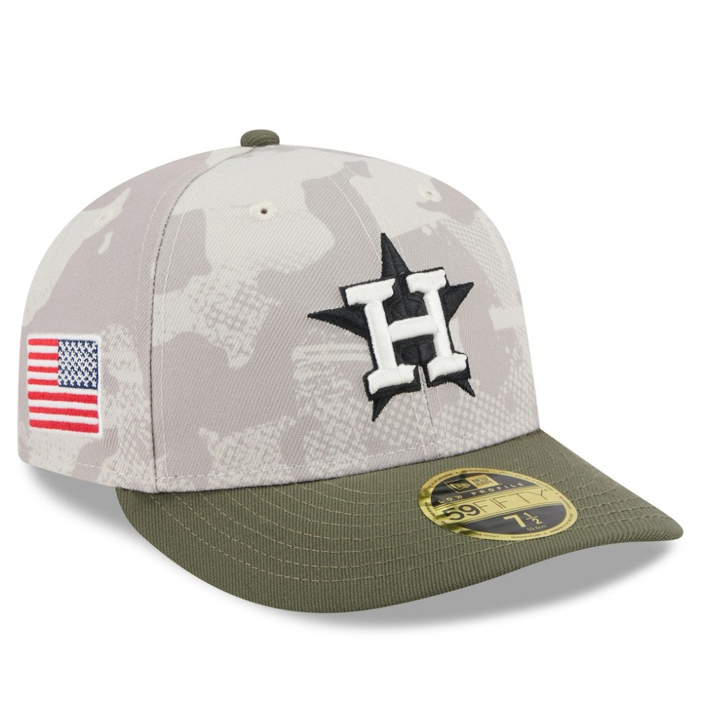 Houston Astros New Era 2025 Armed Forces Day Low Profile 59FIFTY Fitted Hat Discount